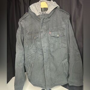 Levi's Charcoal Military Field Jacket